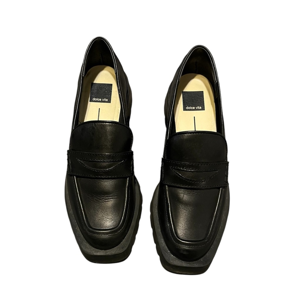 Dolce Vita Black Loafers Size 8.5